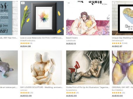 Gay Art on Etsy